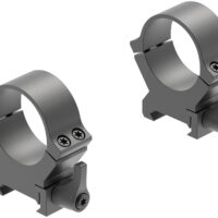 Leupold 174078 QRW2 Cross-Slot Scope Ring Set Matte Black Steel 30mm Tube High Quick Release Picatinny/Weaver