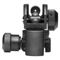 NcStar MARDRS AR15 Rear A2 Backup Iron Sight Black Dual Aperture for AR-15
