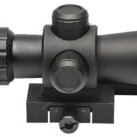Firefield FF13063 Barrage w/Green Laser Matte Black 1.5-5x32mm Illuminated Red/Green Mil-Dot Reticle/Green Laser