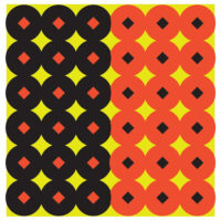 Birchwood Casey 34117 Shoot-N-C Reactive Target Self-Adhesive Paper Circle w/Diamond Center 432 Pasters