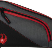 Ruger 27401 Tucson Handgun Case Black/Red/Gray Lockable Zippers