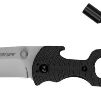 Kershaw 1920 Select Fire Folding 8Cr13MoV SS 7.60" Long Plain Blade Black Glass-Filled Nylon Handle