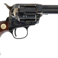Cimarron CA980 Lightning 38 Special 6 Shot 3.50" Blued Steel Barrel & Cylinder, Color Case Hardened Steel Frame, Birdshead Walnut Grip, Exposed Hammer