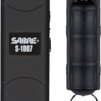 Sabre S7BHCBK Multi-Range Protection Pack Black Plastic 1.6 uC Pain Rating Includes Pepper Spray/Stun Gun w/Flashlight