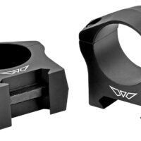 Warne 7241M Scope Rings Mountain Tech Matte Black 35mm Medium 0 MOA