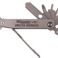 Wheeler 1078948 Delta Series Compact Multi-Tool Silver Folding Stainless Steel AR Platform