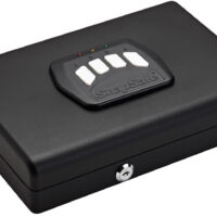 SnapSafe 75432 Keypad Safe Keypad/Key Entry Black Steel 11" H x 8.50" W x 2.25" D