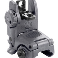 Magpul MAG248-GRY MBUS Sight Rear Stealth Gray Polymer, Spring-Loaded Flip Up for AR-15/ M16