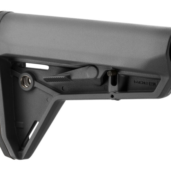 Magpul MAG347-GRY MOE SL Carbine Stock Stealth Gray Synthetic for AR-15, M16, M4 with Mil-Spec Tube (Tube Not Included)