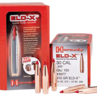 Hornady 3078 ELD-X 30 Cal .308 220 gr Extremely Low Drag eXpanding 100 Per Box/ 15 Case