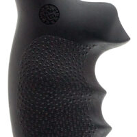 Hogue 48000 OverMolded Monogrip Black Rubber with Finger Grooves for Colt Detective Special, Diamondback, Cobra