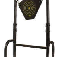 SME 95GNG Gong Heavy Duty 9.50" Handgun/Rifle Black 10MM NM500 Steel Bullseye Includes Black