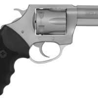Charter Arms 73802 Pitbull Large 380 ACP 6 Shot 3" Stainless Steel Barrel & Cylinder, Anodized Aluminum Frame w/Black Finger Grooved Rubber Grip