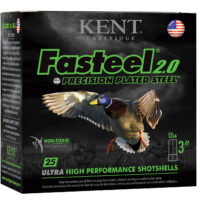 Kent Cartridge K123FS361 Fasteel 2.0 12 Gauge 3" 1 1/4 oz 1 Shot 25 Per Box/ 10 Case