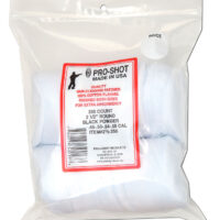 Pro-Shot 212250 Cleaning Patches .45 - .58 Cal 2.50" Round Cotton Flannel 250 Pack