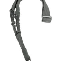 NcStar AARS1PU Single Point Sling Urban Gray Nylon 44"-60" OAL Adjustable Bungee Rifle