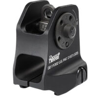 Daniel Defense 1906411002 A1.5 Fixed Rear Sight Black Hardcoat Anodized Fixed Rear Sight