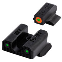 TruGlo TG231MP2C Tritium Pro Black | Green Tritium White Outline Front Sight Green Tritium Rear Sight