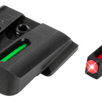 TruGlo TG131MP1 Fiber-Optic Red/Fiber Optic Front Sight-Green/Fiber Optic Rear Sight Smith & Wesson M&P EZ 380