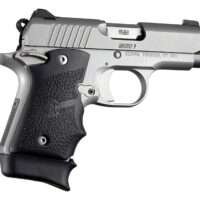 Hogue 39080 Rubber Grip Cobblestone Black with Finger Grooves for Kimber Micro 9