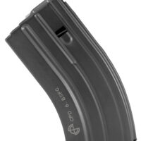 DuraMag 2068041207CPD SS 20rd 22 Nosler/6.8 SPC for AR-15 Black w/ Gray Follower Detachable