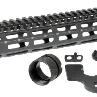 Midwest Industries MICRM12625 M-Series Aluminum Black Hardcoat Anodized AR Platform 12.62"