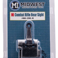 Midwest Industries MICRSR Combat Rifle Rear Flip Sight Black for AR-15, M16, M4
