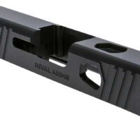 Rival Arms RA10G305A Precision Slide A1 Compatible w/Glock 43 Gen3, 9mm Luger Black QPQ Stainless Steel, RMR Cut Sights