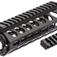 Firefield FF34053 Edge Handguard 6.62" 2- Piece Keymod, Carbine Style Made of 6061-T6 Aluminum with Black Matte Finish for AR-15