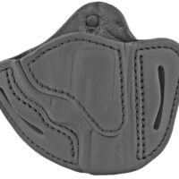 1791 Gunleather RVH1SBLR RVH1 OWB Size 01 Stealth Black Leather Belt Slide Fits S&W J Frame/Ruger LCR/S&W 38 Belt Up to 1.75" Wide Right Hand