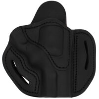 1791 Gunleather RVH2SSBLR RVH2S OWB Size 02S Stealth Black Leather Belt Slide Fits S&W K Frame Right Hand