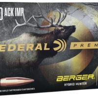Federal P280AIBCH1 Premium 280Ackley Improved 168gr Berger Hybrid Hunter 20 Per Box/10 Case