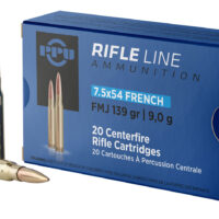 PPU PP7F Metric Rifle 7.5x54French 139gr Full Metal Jacket 20 Per Box/10 Case