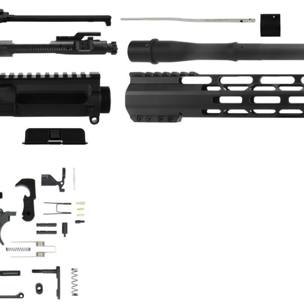 TacFire SSRK300LPK AR Build Kit  Sports South Exclusive 300 Blackout AR-Platform Black Nitride 1/2"x28
