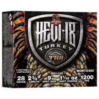 HEVI-SHOT HEVI-18 TSS TURKEY 28GA 2-3/4IN 1-1/16OZ #9 5RD/BX 10BX/CS