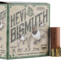 HEVI-Shot HS14706 HEVI-Bismuth 12Gauge 2.75" 1 1/4oz Bismuth 6Shot 25 Per Box/10 Case