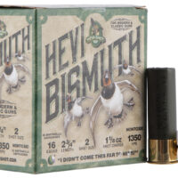 HEVI-Shot HS16702 HEVI-Bismuth 16Gauge 2.75" 1 1/8oz Bismuth 2Shot 25 Per Box/10 Case