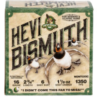 HEVI-Shot HS16706 HEVI-Bismuth 16Gauge 2.75" 1 1/8oz Bismuth 6Shot 25 Per Box/10 Case