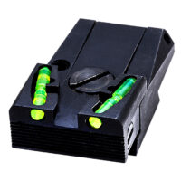 HiViz MKAD211 Adjustable Rear Sight Ruger MK i, II, III & IV Green Fiber Optic