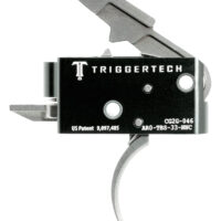 TriggerTech AR0TBS33NNC Competitive Primary Two-Stage Traditional Curved Trigger with 3.50 lbs Draw Weight for AR-15 Right