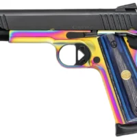 CHIAPPA 1911 EMPIRE GRADE HGA 45 AUTO 5 IN BBL GOLD COMBAT HAMMER TARGET SIGHTS G10 GRIPS 2/8RD MAG