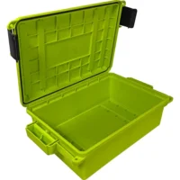 MTM EMERGENCY BOX 19 IN L X 15.75 IN W X 5.25 IN H YELLOW GREEN ( 4 PER CASE )