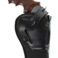 Galco SR86B Switchback OWB Black Leather Belt Slide Fits S&W X Frame 500/Taurus Raging Bull/6.50" Barrel Ambidextrous