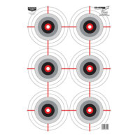 Birchwood Casey 37209 EZE-Scorer Bullseye Paper Universal 12" x 18" Black/White 10 Pk.
