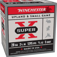 Winchester Ammo X285 Super X Heavy Game Load High Brass 28Gauge 2.75" 3/4oz 5Shot 25 Per Box/10 Case