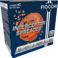 Fiocchi 12CPTR8 Exacta Target Interceptor Spreader 12Gauge 2.75" 1oz 8Shot 25 Per Box/10 Case