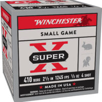 Winchester Ammo X414 Super X Heavy Game Load High Brass 410Gauge 2.50" 1/2oz 4Shot 25 Per Box/10 Case