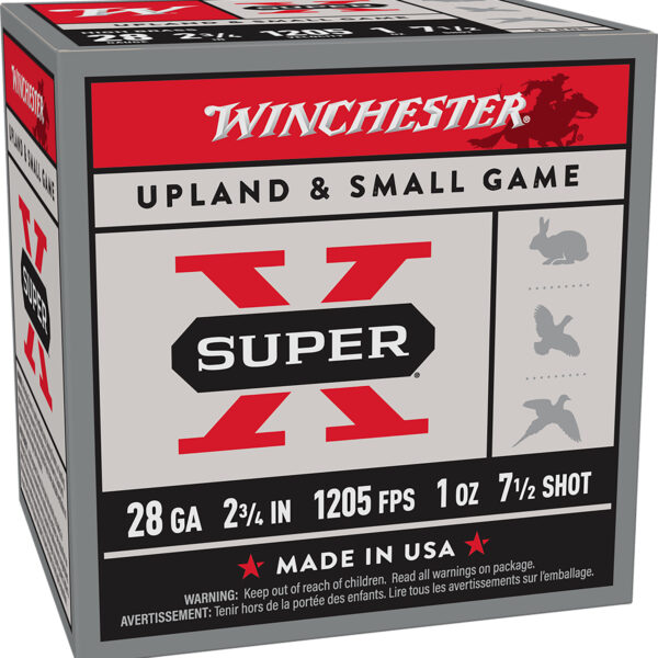 Winchester Ammo X28H7 Super X Heavy Game Load High Brass 28Gauge 2.75" 1oz 7.5Shot 25Per Box/10 Case