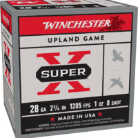 Winchester Ammo X28H8 Super X Heavy Game Load High Brass 28Gauge 2.75" 1oz 8Shot 25 Per Box/10 Case