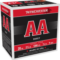 Winchester Ammo AA209 AA 20Gauge 2.75" 7/8oz 9Shot 25 Per Box/10 Case